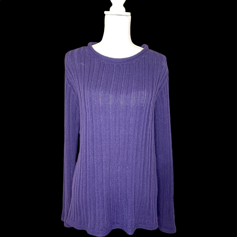 Women’s Bobby Brooks Purple Pullover Sweater in size XL